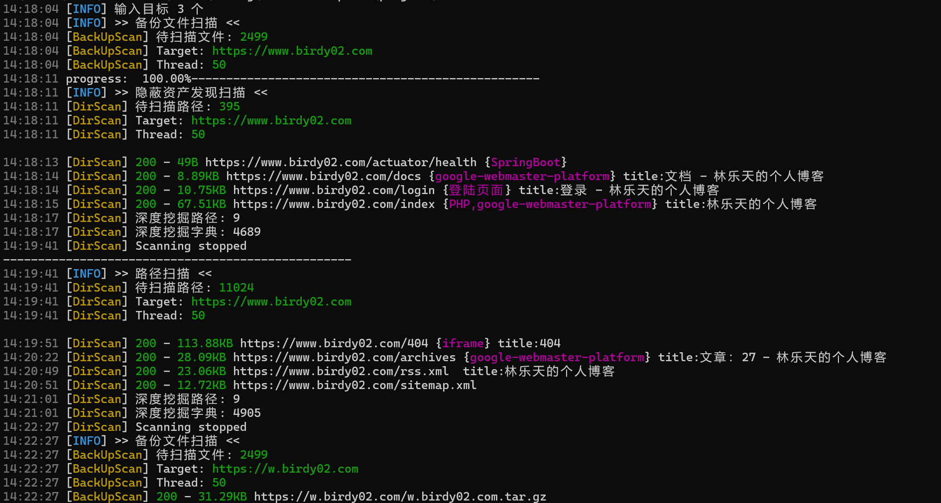 DirScan —— 高性能 Web 目录与隐蔽资产扫描工具-棉花糖会员站