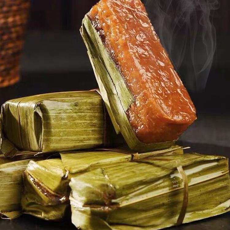 【奖品】四川宜宾特产黄粑小黄粑糯米竹叶糕传统手工糍粑半成品黄粑粑美食-棉花糖会员站