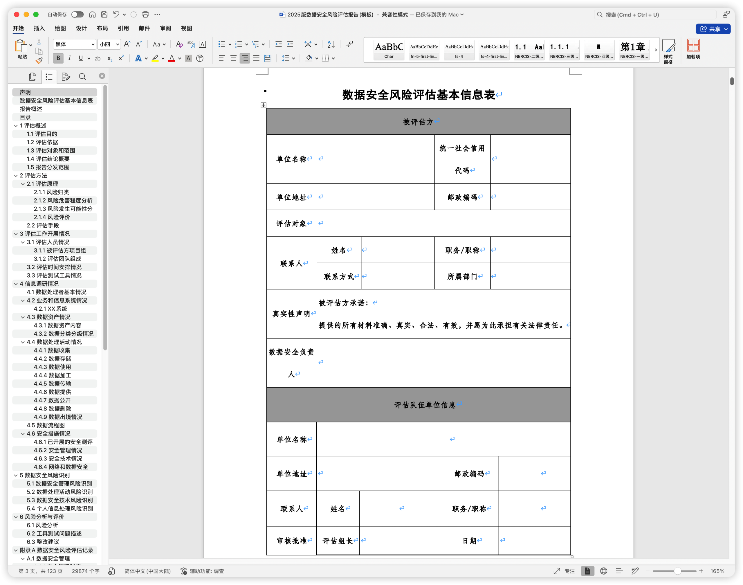 2025版数据安全风险评估报告(模板).docx-棉花糖网络安全资源站
